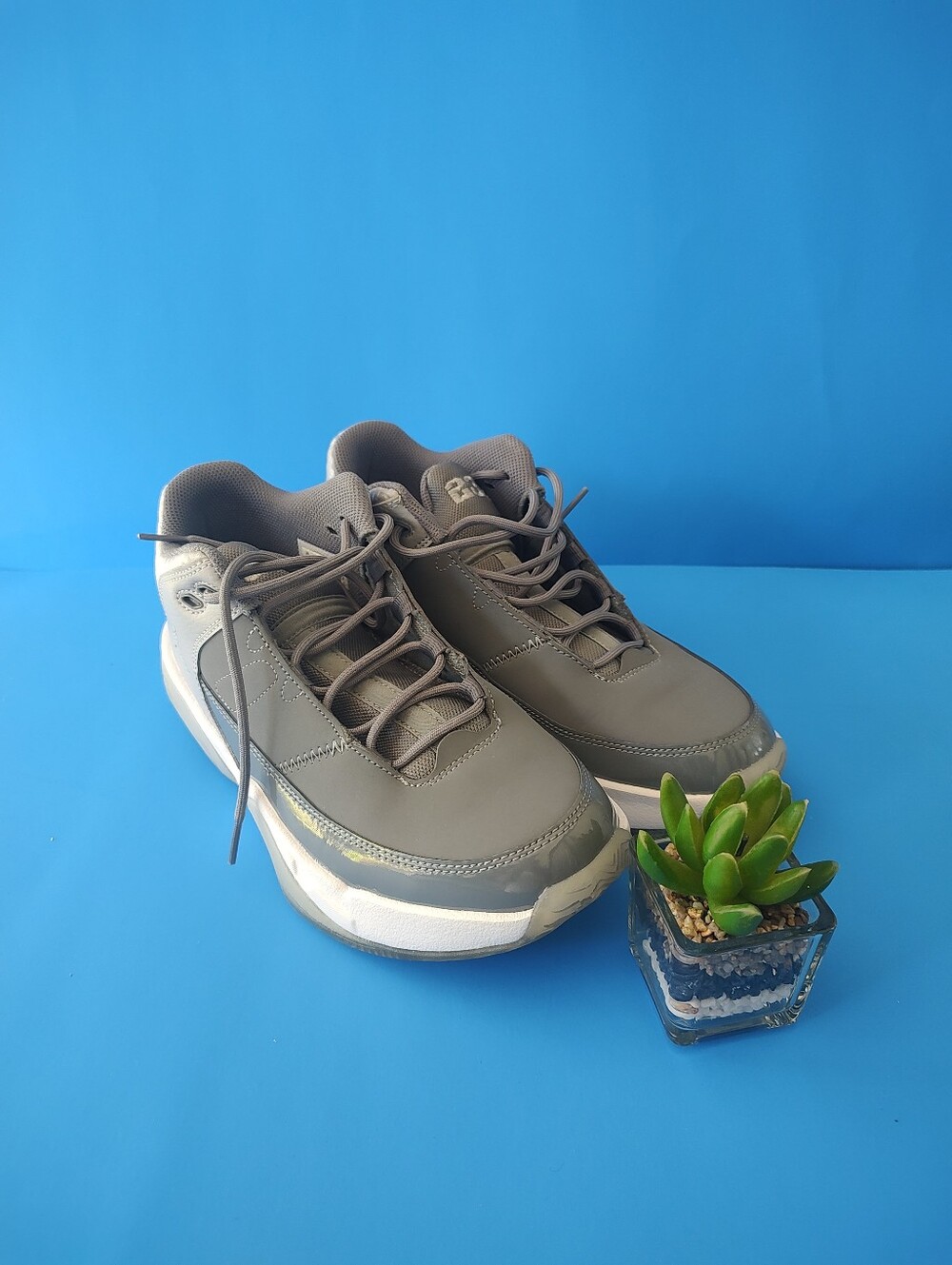 Nike Jordan Men's Gray Athletic Sneakers